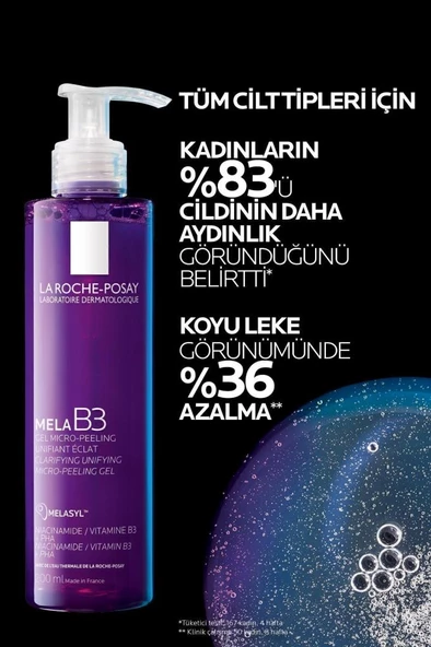 La Roche Posay Mela B3 Koyu Leke Karşıtı Temizleme Jeli 200ml - 3