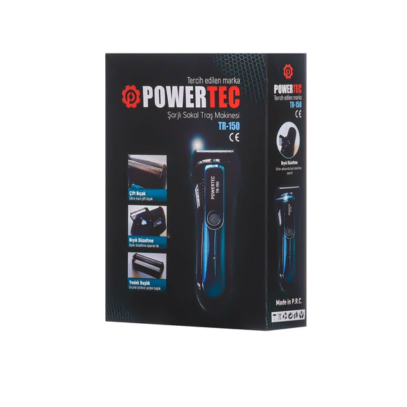 Powertec TR-150 Günlük Sakal Tıraş Makinesi - 5