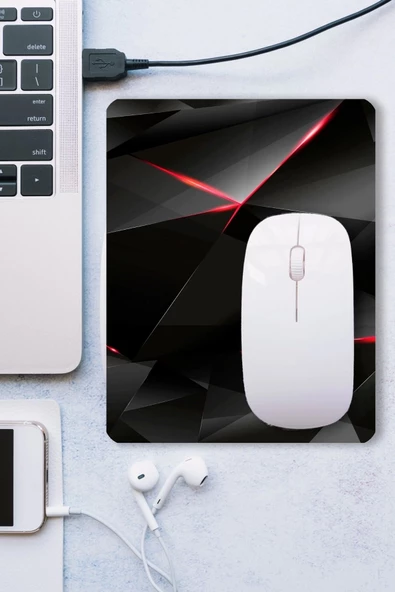 SonicTouch Siyah Kaydırmaz Gaming Oyuncu Masaüstü Dikişsiz Mouse Pad/Ped (Mouse Altlığı) 17x21cm - 3