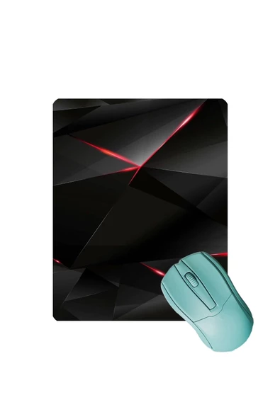 SonicTouch Siyah Kaydırmaz Gaming Oyuncu Masaüstü Dikişsiz Mouse Pad/Ped (Mouse Altlığı) 17x21cm