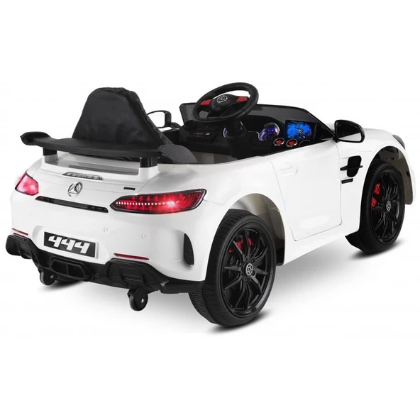 BABYHOPE 444 GTR SPORT 12V UZAKTAN KUMANDALI AKÜLÜ ARABA BEYAZ - 5