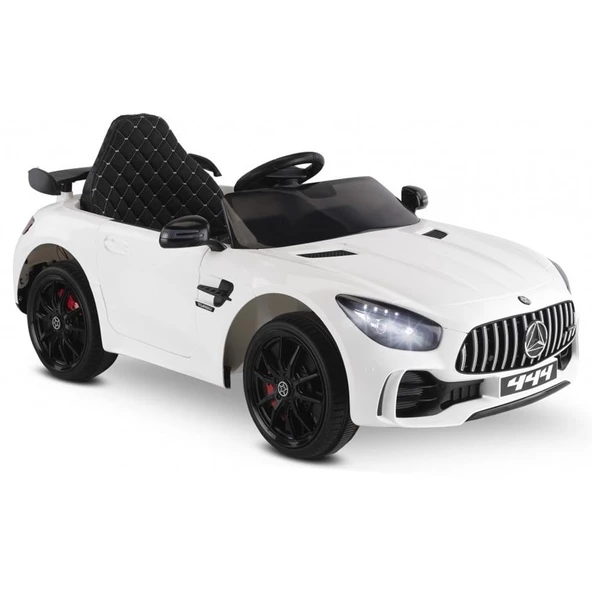 BABYHOPE 444 GTR SPORT 12V UZAKTAN KUMANDALI AKÜLÜ ARABA BEYAZ - 1