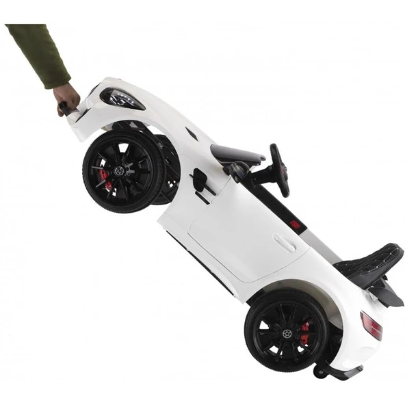 BABYHOPE 444 GTR SPORT 12V UZAKTAN KUMANDALI AKÜLÜ ARABA BEYAZ - 3
