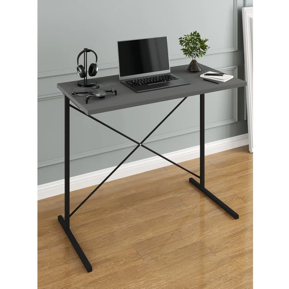 Eportatif Bilgisayar Masası Çalışma Notebook Laptop Masası Füme 1452 - 3