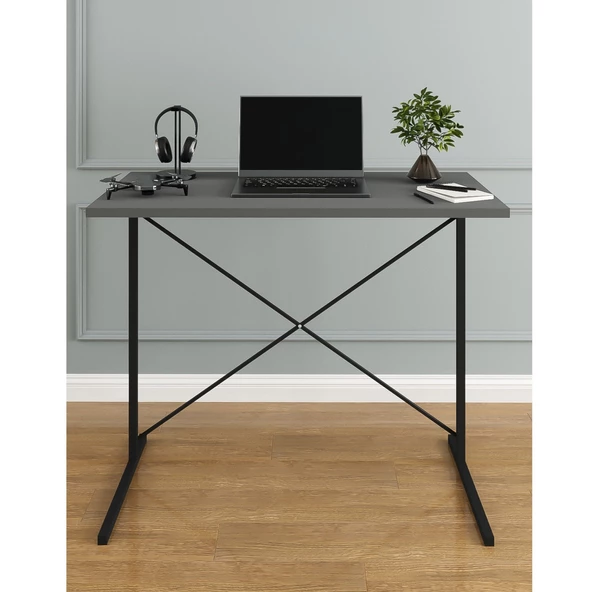 Eportatif Bilgisayar Masası Çalışma Notebook Laptop Masası Füme 1452 - 2