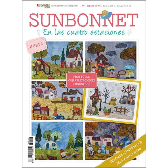 Patchwork en casa Sunbonnet Nakış Elişi Hobi Dergisi No 1