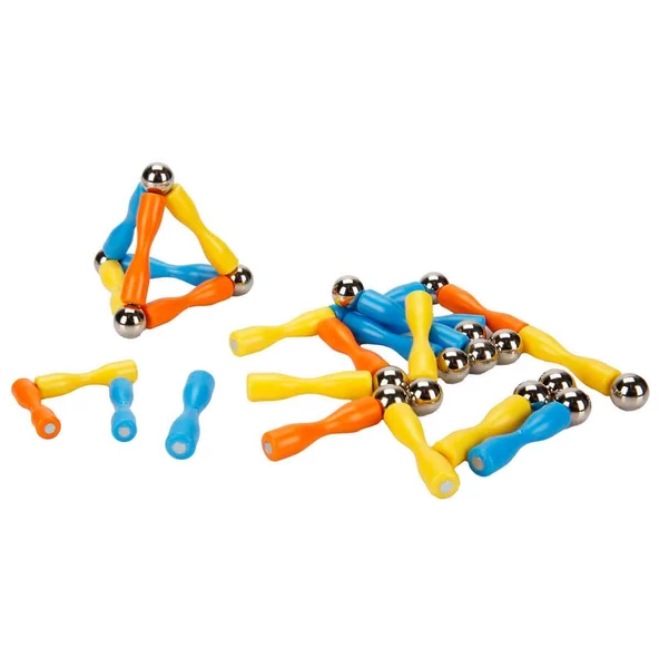 Renkli Manyetik Blok 48 Parça Magnetic Construction Toy - 2