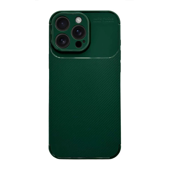 iPhone 16 Pro Max Kılıf Focus Carbon Silikon Kapak - 2