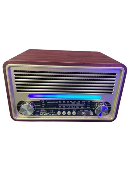 NNS Ns-6680 Usb / Tf Kart / Fm Retro Taşınabilir Bluetooth Hoparlör - 3