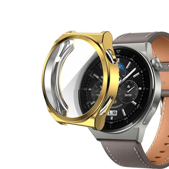 Huawei Watch GT 3 Pro 43mm Kılıf Kasa Ve Ekran Koruyucu 360 Tam Koruma Kapak (Gard 02)