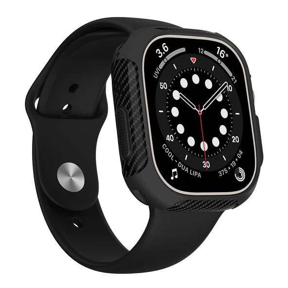 Apple Watch 2/3/4/5/6/7/8/9/se/ultra/nike 49mm Silikon TPU Kasa Koruyucu (Gard 31)