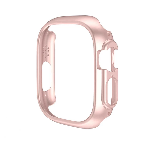 Apple Watch Ultra 49mm Kılıf Kasa Sert PC + Silikon Koruyucu Kapak (Gard 18)