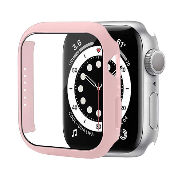 Apple Watch 7 45mm Kılıf Kasa Ve Ekran Koruyucu 360 Tam Koruma Kapak (Gard 01)