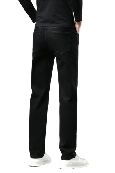 Erkek Siyah Jeans Pantolon Regular Fitt 320 BGL-ST03910 - Resim 5