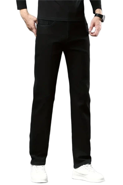 Erkek Siyah Jeans Pantolon Regular Fitt 320 BGL-ST03910 - Resim 3