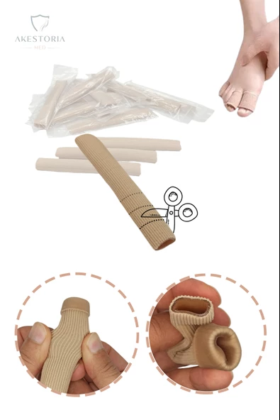 Silikon İçeren Kumaş Parmak Koruyucu Parmağa Göre Kesilebilir 7,5 Cm FC-011 - 2