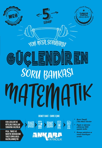 Ankara Yayınları 5.Sınıf Güçlendiren Matematik Soru Bankası 2025