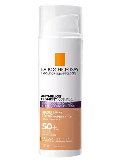 La Roche Posay Anthelios Pigment Correct 50+ Faktör Fondoten Etkili Renkli Güneş Koruyucu Krem 50 ml