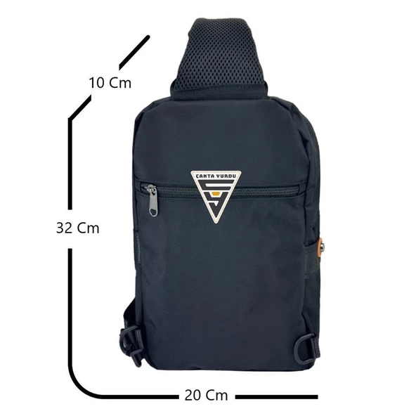 Ççs London Slingbag Sırt ve Göğüs Çantası Siyah-51532 - 3