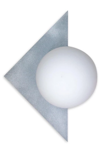 D-light Üçgen Aplik Gri