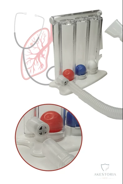 Triflo Solunum Egzersiz Cihazı Nefes Egzersiz Aleti 3 Top Triflo H-001 - 2
