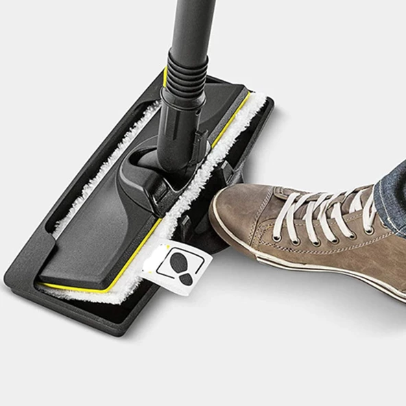 srfn ticaret Karcher Beyaz Buharlı Paspas Temizleme Pedleri SC1/SC2/SC3/SC4/SC5 Uyumlu-2 Adet - 3