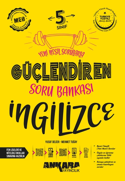 Ankara Yayınları 5.Sınıf Güçlendiren İngilizce Soru Bankası 2025