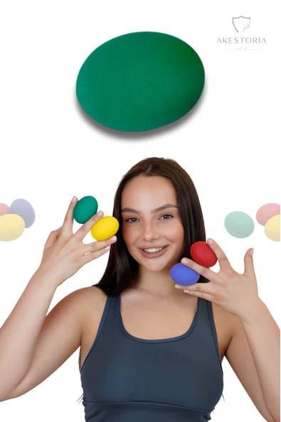 Silikon Stres Topu El Egzersizi EL kasları ve Fizik Tedavisi Topu FC-050 - 5