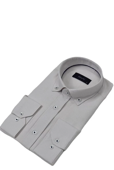 Erkek Klasik Tek Cepli Gömlek BGL-ST03903 - Resim 9