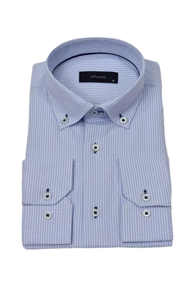 Erkek Klasik Piti Kare Tek Cepli Gömlek BGL-ST03904 - Resim 8