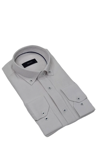 Erkek Klasik Tek Cepli Gömlek BGL-ST03903 - Resim 6