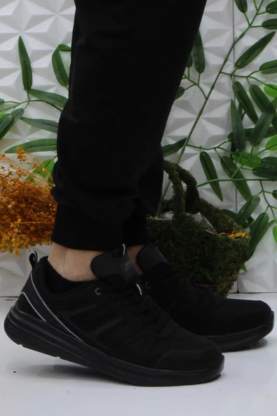 Kinetix Calton Pu Siyah Gri Rahat Orijinal Ürün Hafif Erkek Spor Ayakkabı