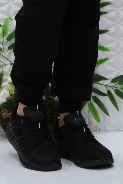 Kinetix Calton Pu Siyah Gri Rahat Orijinal Ürün Hafif Erkek Spor Ayakkabı - 2