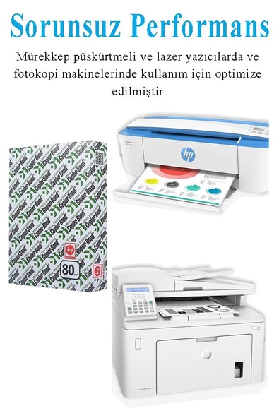 Fotokopi Kağıdı A4 80 gr 500 lü 9 Paket Copierbond Fotokopi Kağıdı Lazer İnkjet ve Fotokopi Makineleri İçin Uyumlu - 3