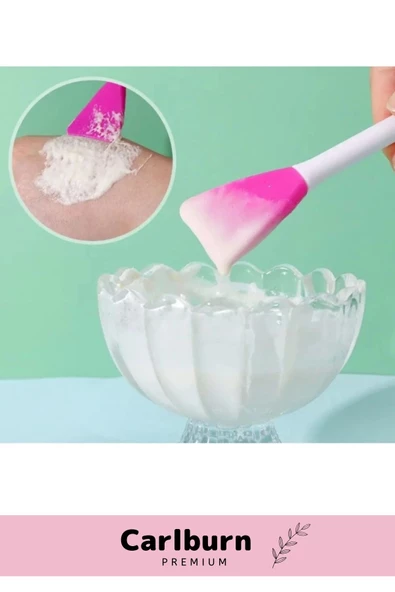 Özel Üretim Çok Amaçlı Makyaj Esnek Yumuşak Silikon Yüz Temizleme Fırçası Maske Uygulama Spatulası - 4