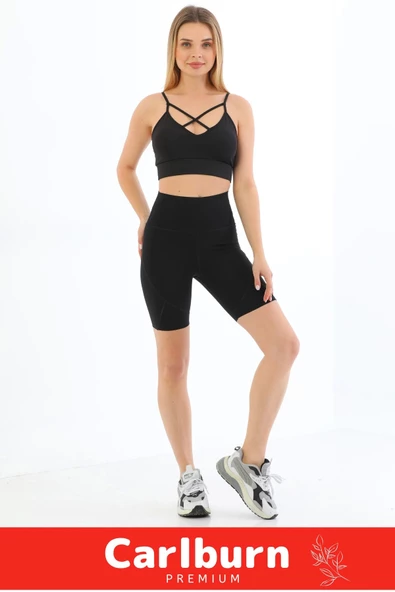 Özel Üretim Toparlayıcı Şekillendirici Sıkılaştırıcı Kaymaz Lazer Kesim Parçalı Biker Korseli Tayt - 3