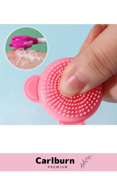 Özel Üretim Çok Amaçlı Makyaj Esnek Yumuşak Silikon Yüz Temizleme Fırçası Maske Uygulama Spatulası - 3