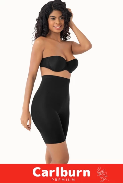 Yeni Sezon İz Göstermeyen Kaymaz Sıkılaştırıcı Toparlayıcı Kadın Lazer Kesim Yüksek Bel Paçalı Korse - 3