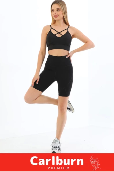 Özel Üretim Toparlayıcı Şekillendirici Sıkılaştırıcı Kaymaz Lazer Kesim Parçalı Biker Korseli Tayt - 2