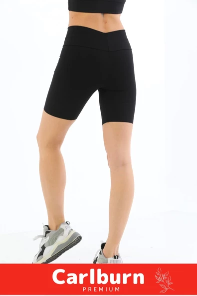 Yeni Sezon Toparlayıcı Kaymaz Sıkılaştırıcı Şekillendirici Lazer Kesim Kemerli Biker Korseli Tayt - 6