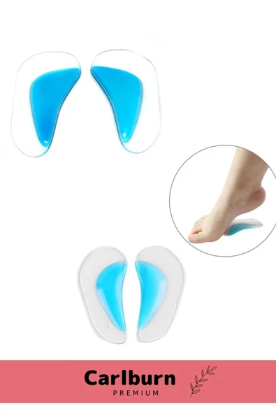 Özel Üretim Anatomik Boşluk Doldurucu Jel Düz Tabanlık Ark Desteği Silikon Ayak Tabanlığı - 5