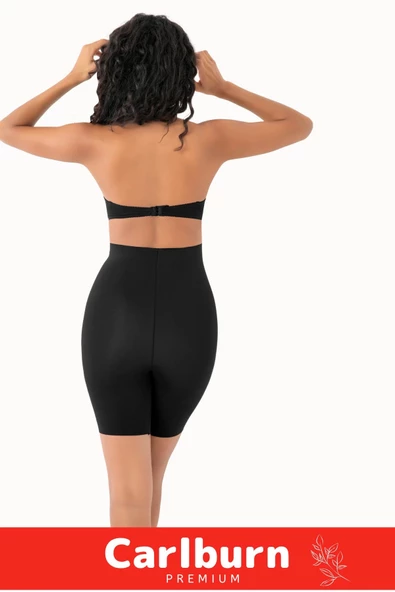 Yeni Sezon İz Göstermeyen Kaymaz Sıkılaştırıcı Toparlayıcı Kadın Lazer Kesim Yüksek Bel Paçalı Korse - 4