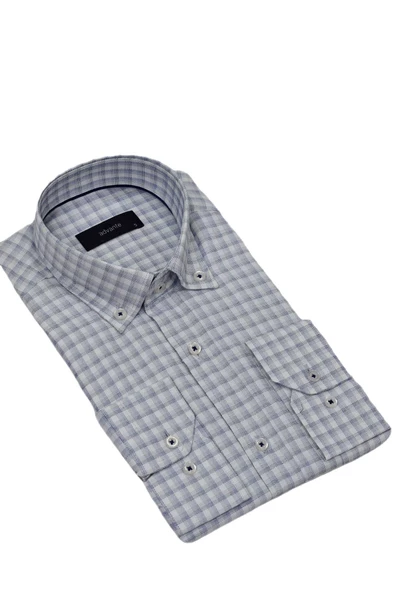 Erkek Klasik Piti Kare Tek Cepli Gömlek BGL-ST03906 - Resim 8