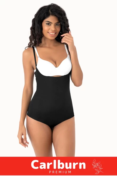 Yeni Seri İz Göstermeyen Toparlayıcı Şekillendirici Sıkılaştırıcı Lazer Kesim Gögüs Altı Bady Korse - 3