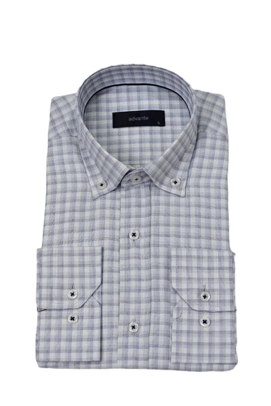 Erkek Klasik Piti Kare Tek Cepli Gömlek BGL-ST03906 - Resim 4