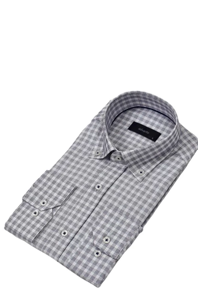 Erkek Klasik Piti Kare Tek Cepli Gömlek BGL-ST03906 - Resim 11