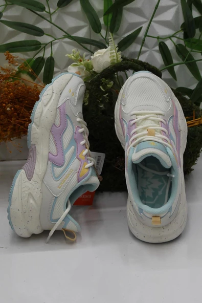 Lumberjack Fanto Kırık Beyaz Rahat Orijinal Ürün Sneaker Kadın Ayakkabı - Resim 5