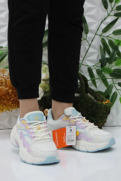 Lumberjack Fanto Kırık Beyaz Rahat Orijinal Ürün Sneaker Kadın Ayakkabı - Resim 2