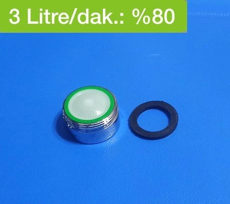 Tasarruflu Evye & Lavabo Musluk Batarya Başlığı - Made In Italy - 2