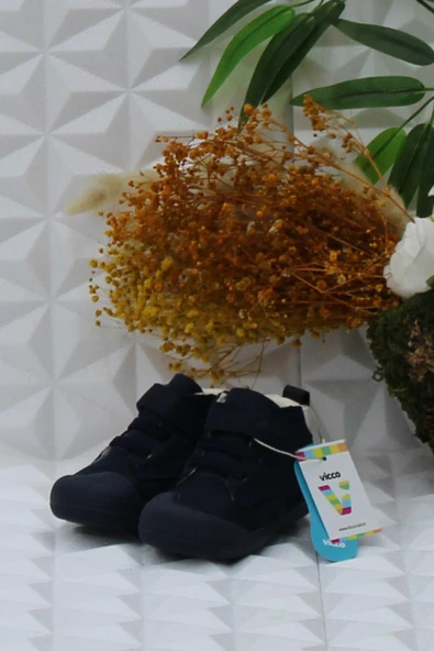 Vicco 946.E23K.377 Paw Lacivert Rahat Esnek İlk Adım Erkek Çocuk Bot - Resim 3